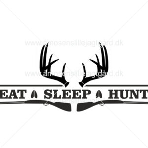 Folie-/Strygemærke - Eat Sleep Hunt